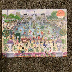 Michael Storrings Springtime In Paris 1000 Piece Puzzle By Galison NEW 27"x20"